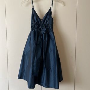 Ruffled high waist dress